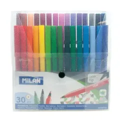 Flomaster \ фломастер Transparent case of 30 fine tip fibrepens