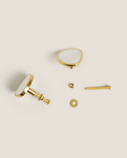 ZARA HOME ДВЕРНАЯ РУЧКА С ЭФФЕКТОМ ПЕРЛАМУТА (НАБОР ИЗ 2 ШТ.)