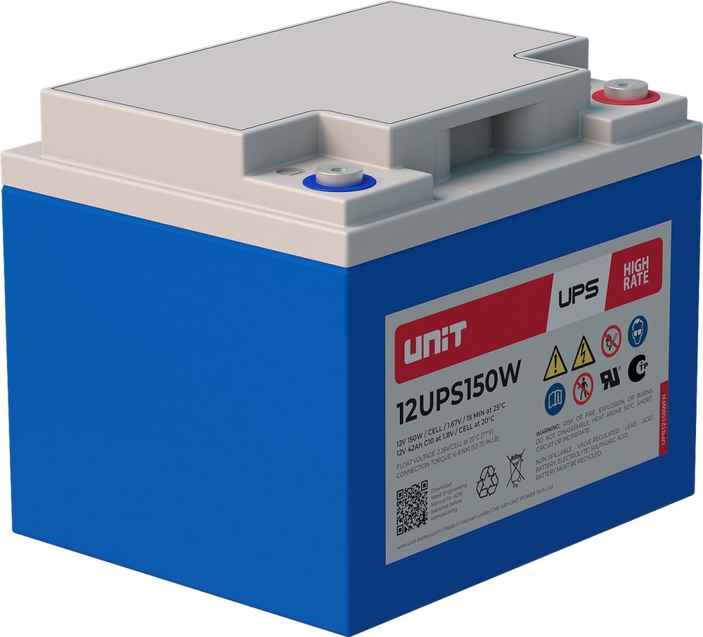 Аккумулятор UNIT 12UPS150W - AGM ( 12В / 45Ач )