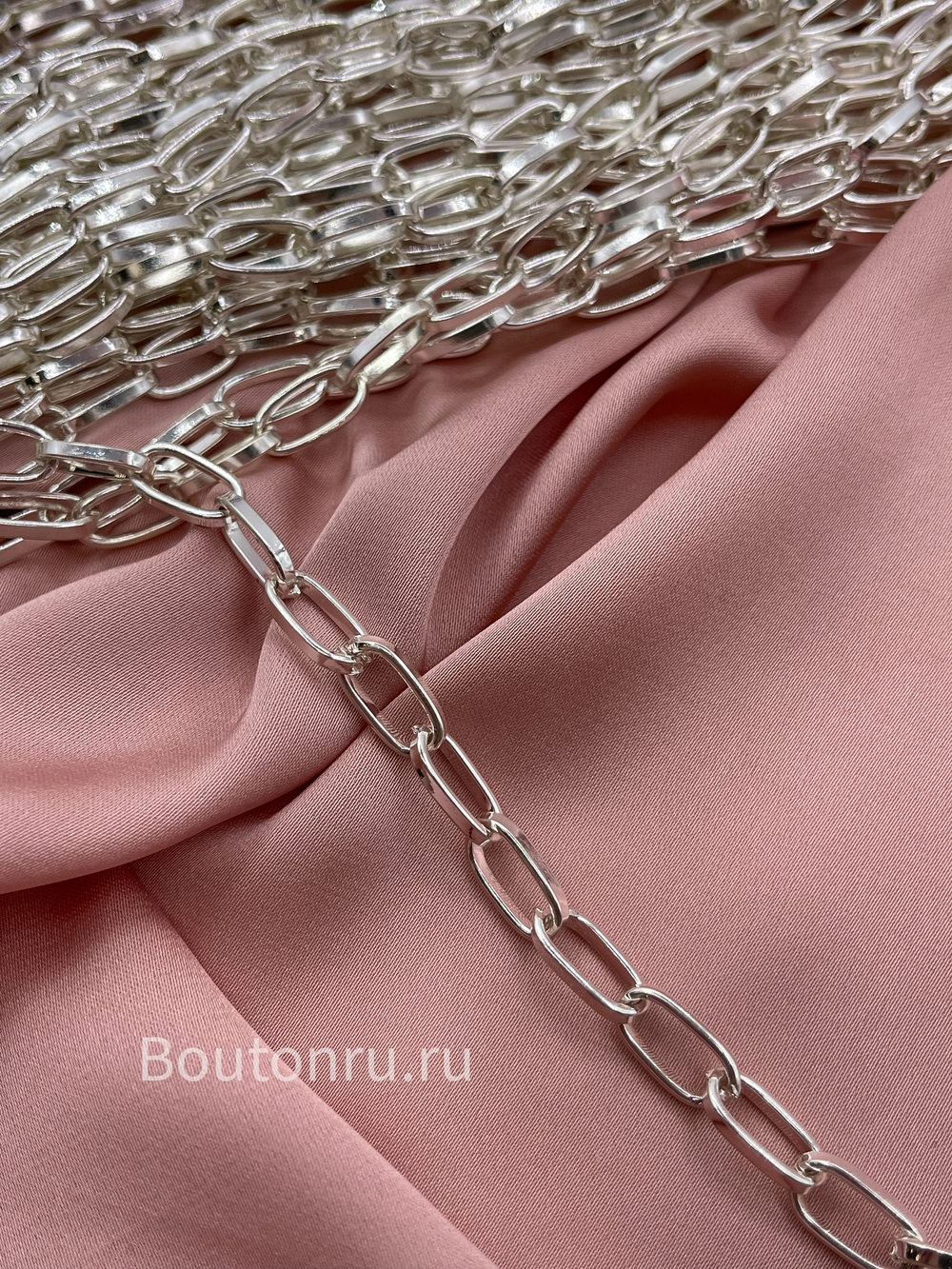 Цепь серебристая 5 мм