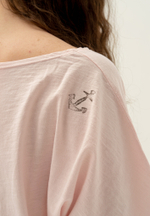 Футболка оверсайз Bowery NYC Slub Lady Pink
