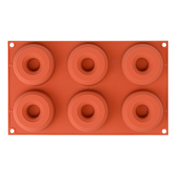 Форма силиконовая для приготовления пончиков donuts, D7,5 см