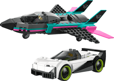Конструктор LEGO City 60489 Jet vs. Car