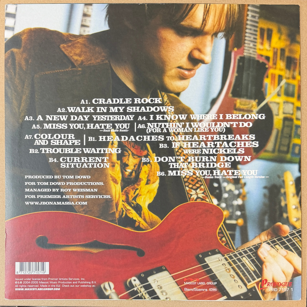 Joe Bonamassa – A New Day Yesterday (Европа 2012г.)