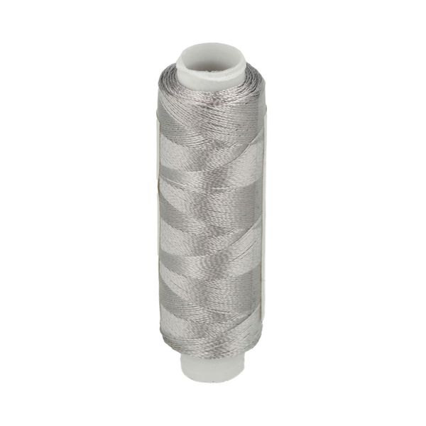 Нитки вышивальные Gamma V150/2, 10х200 ярдов, 3377 св.серый