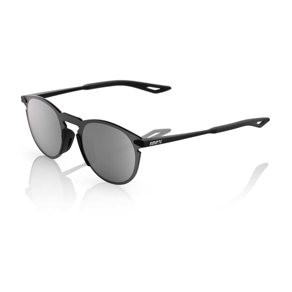 Спортивные очки 100% Legere Round / Matte Black / Silver Mirror Lens