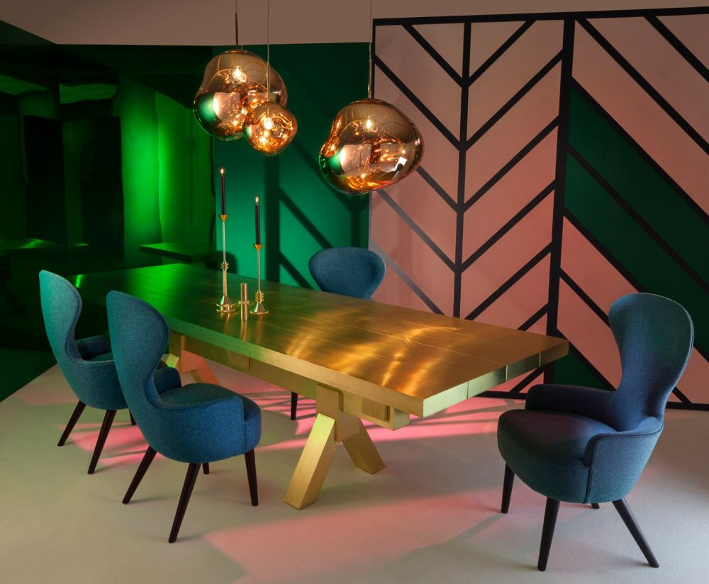 Подвесной светильник Melt Mini Gold Led