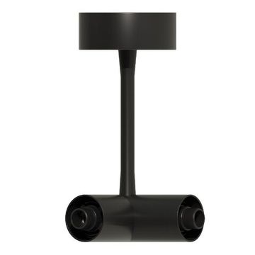Потолочный токопроводящий угловой соединитель ST1602.439.00 чёрный Techno ST-Luce