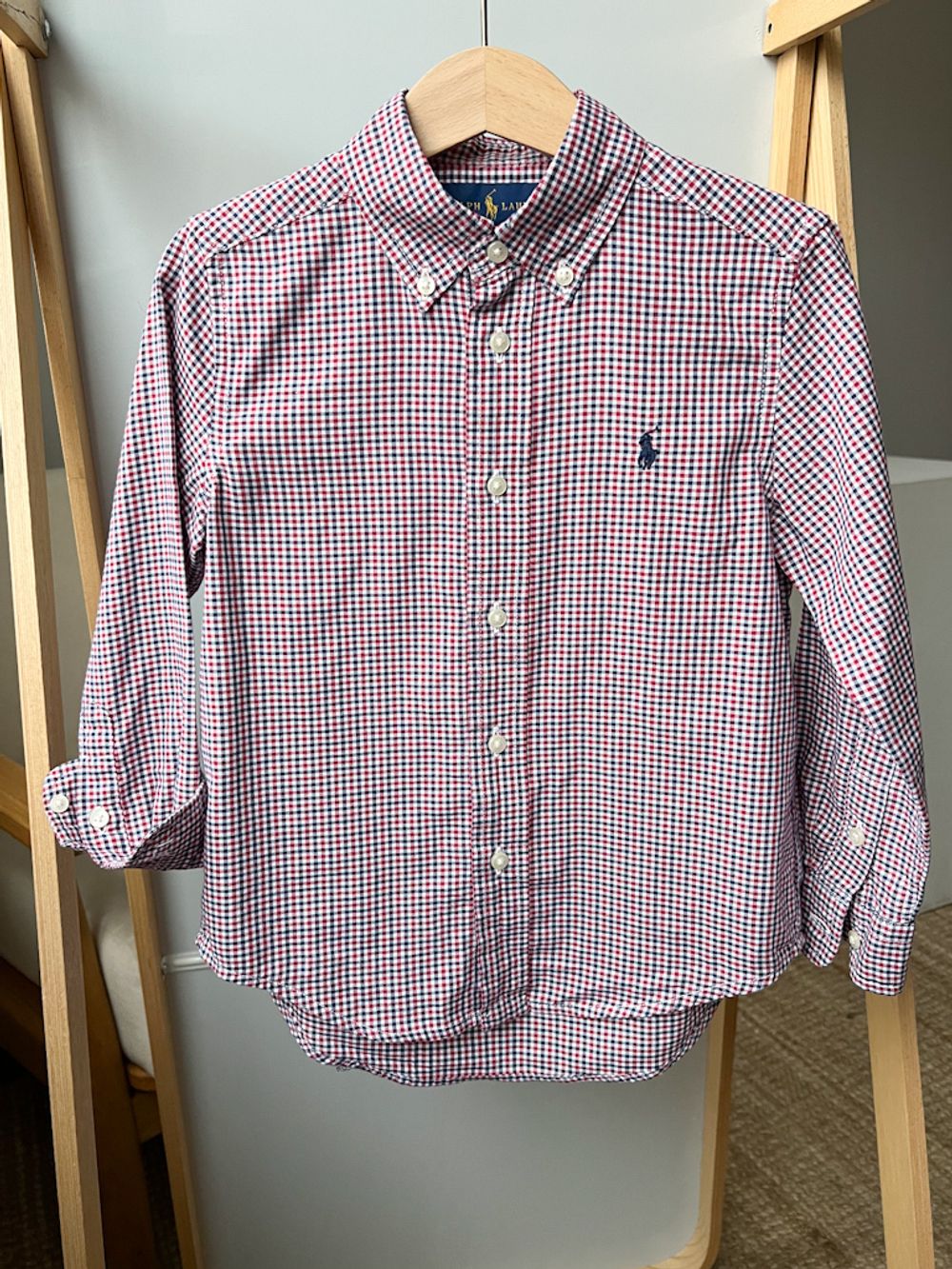 Хлопковая рубашка Ralph Lauren, 104
