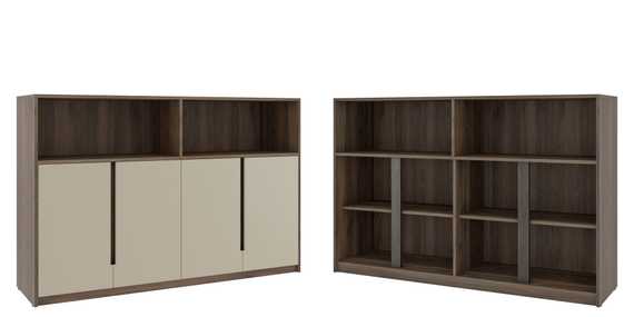Шкаф средний с нишей Артвуд (Artwood) ATW379421 176,2x45x114,2