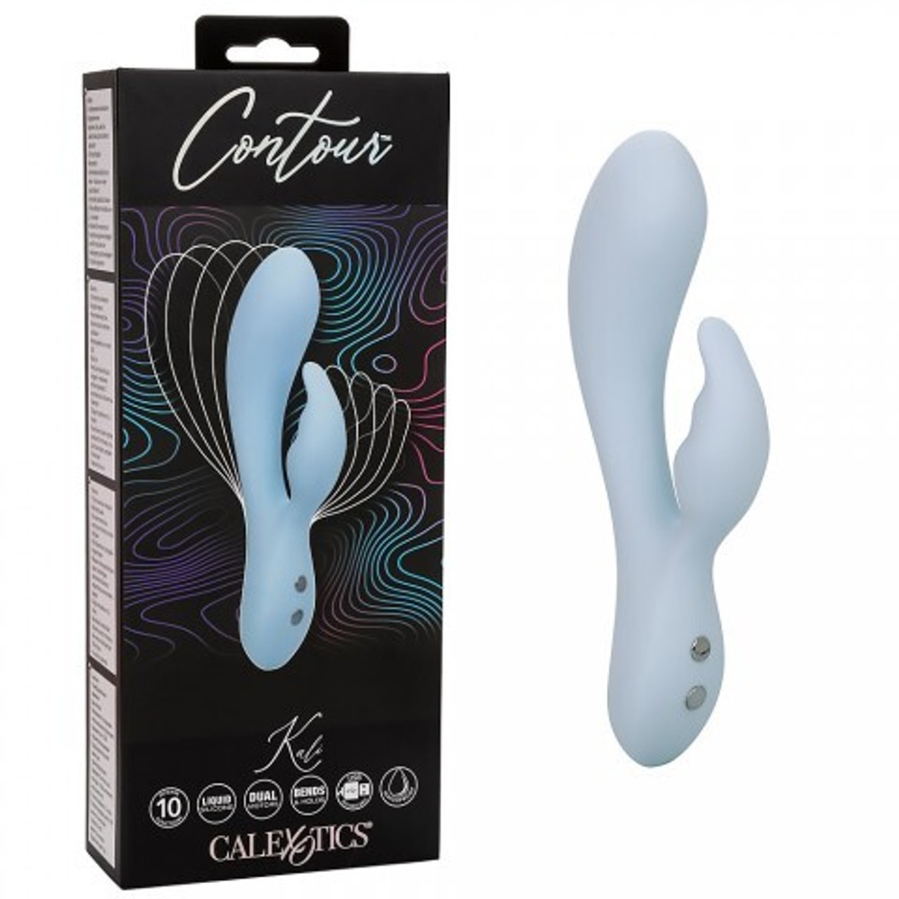 Вибратор-кролик ультрагибкий CalExotics Contour Kali, 10.75 см x 3.25 см