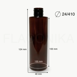 Флакон ПЭТ 100 мл (24) Цилиндр Коричневый