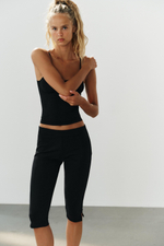 ЭЛАСТИЧНЫЕ БРЮКИ КАПРИ — ZARA