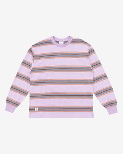 Лонгслив SS23 Stripes Lavander/Stone/Pumpkin
