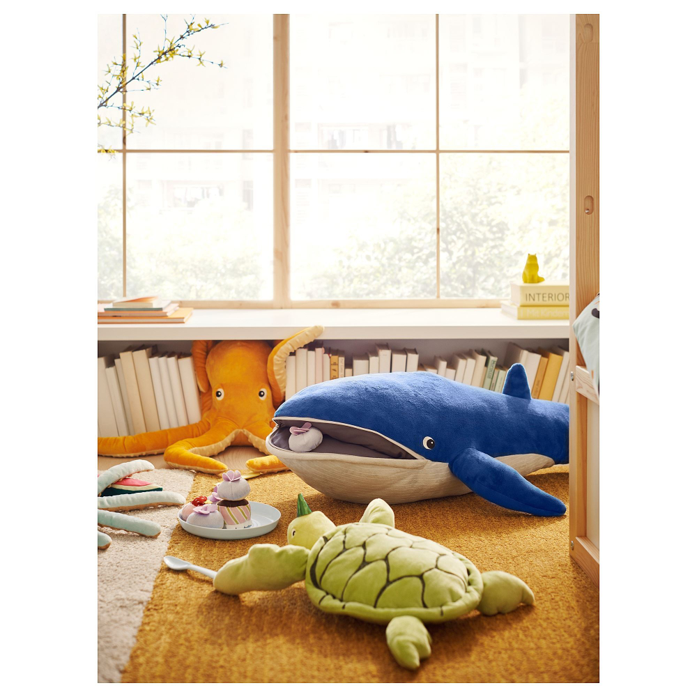 Мягкая игрушка IKEA BLAVINGAD (БЛАВИНГАД), Кит, 100 см