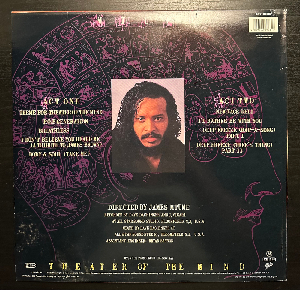 Mtume- Theater Of The Mind (Англия 1986г.)