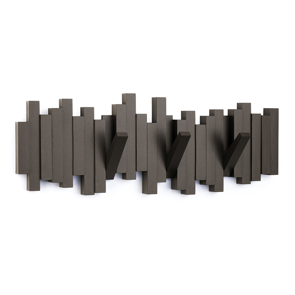 Настенная вешалка Sticks эспрессо