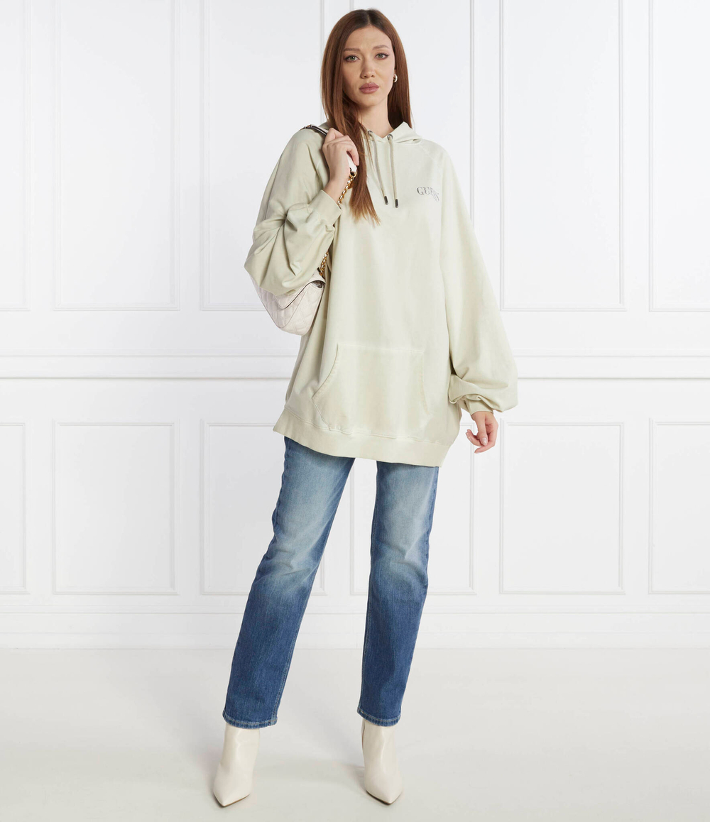 Худи GUESS - кремовый (W4RQ21 K9R31)