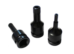 Головка-бита SPLINE ударная M16 с отверстием, 1/2'' RockForce##Rock FORCE RF-24806016T