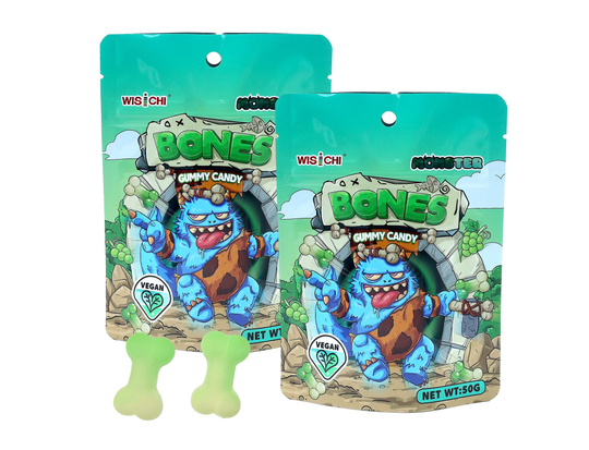 Мармеладные конфеты Bones Gummy Candy виноград