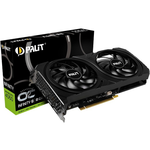 Видеокарта Palit GeForce RTX 4060 Infinity 2 OC 8GB (NE64060S19P1-1070L)