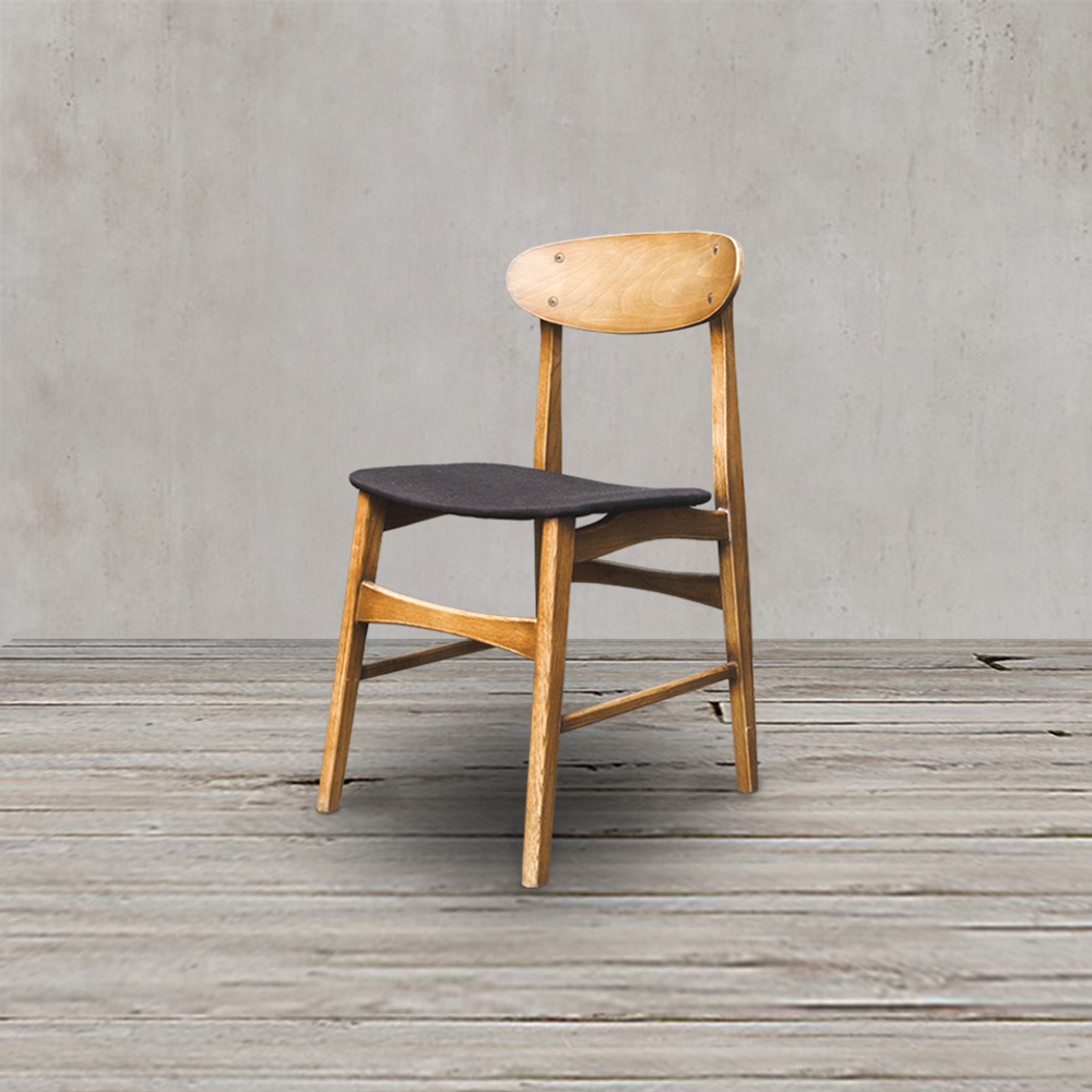 Стул Roomers Furniture Скандинавия se-2837-oak/bltx