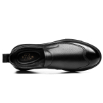 CHINT Cow Split Leather Men"s Casual Shoes Men"s Black