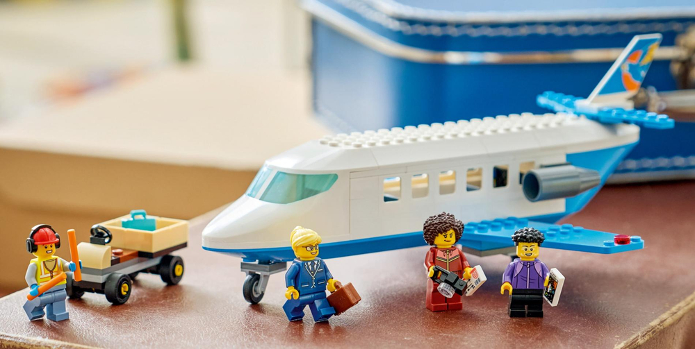 Конструктор Лего Сити Пассажирский самолёт 60492 | LEGO City Passenger Jet | пассажирский самолёт | 118 деталей | 4+