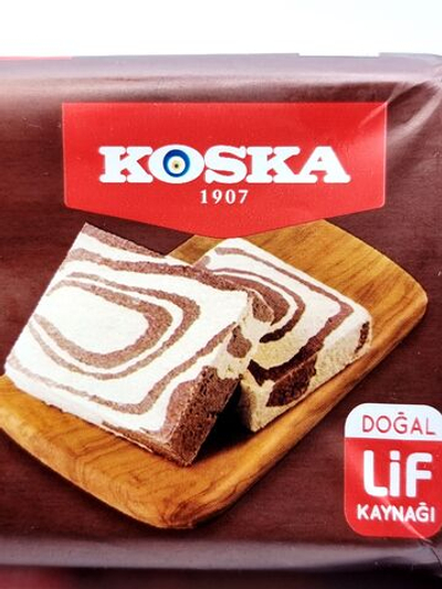 Tahin Halva KOSKA Кунжутная халва с какао 200 г (Турция)