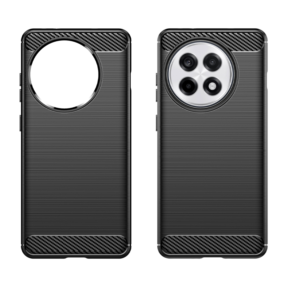 Мягкий защитный чехол на OnePlus Ace 5, 5 Pro и 13R, серия Carbon (дизайн в стиле карбон) от Caseport