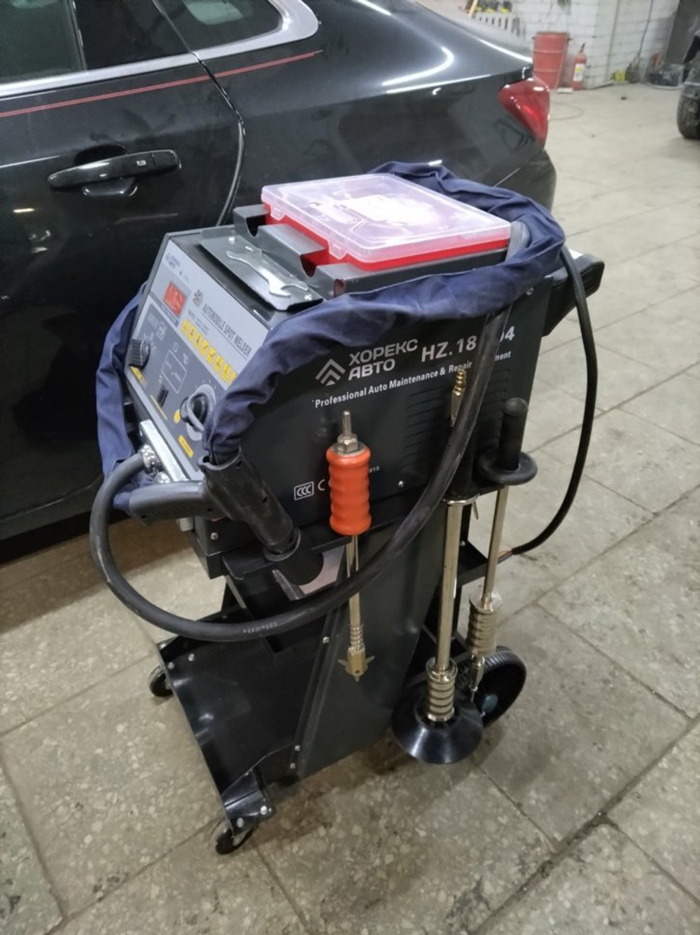 Аппарат для контактной точечной сварки кузова автомобиля 220 V (споттер) , модель FY-8000, арт. № HZ 18.604 horex