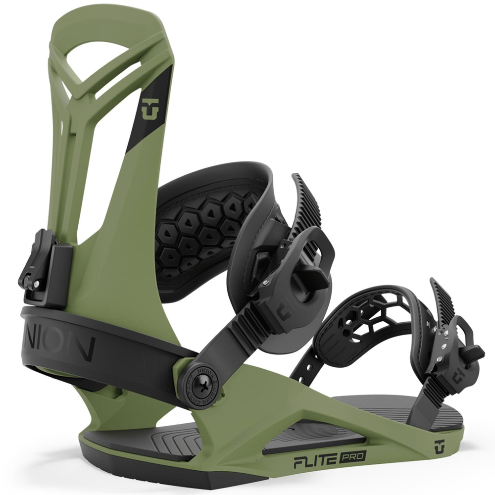 Крепления для сноуборда UNION FLITE PRO Olive Green
