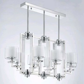 Подвесная люстра 8*E14 4408/S chrome хром ALEXANDRA Newport