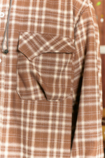 Рубашка Called a Garment Human Flannel Shirt "Brown"