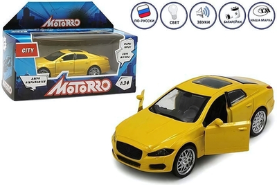 Машина металл, 1:34, Motorro, открыв. двери, свет/звук