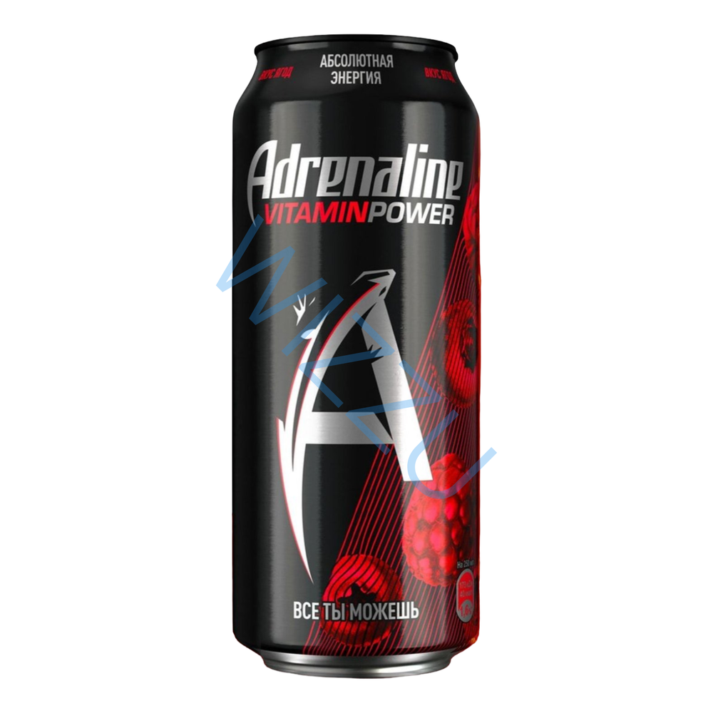 Напиток энергетический Adrenaline Rush красный 449мл