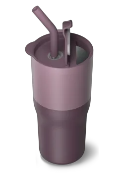 Термостакан Klean Kanteen Rise Tumbler 26oz Straw Lid (770 мл) Dusty Orchid