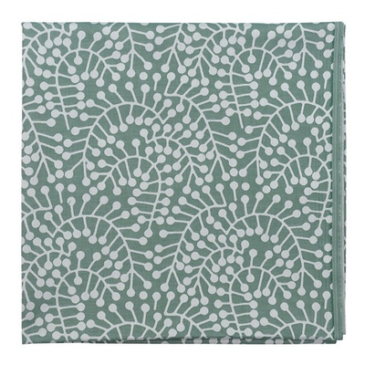 Скатерть из хлопка зеленого цвета с рисунком Спелая смородина, scandinavian touch, 180х260см