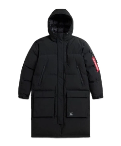 Парка пуховая Alpha Industries Long Puffer Parka - Black