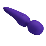 Фиолетовый wand-вибратор 21,5см Pretty Love Meredith BI-014668-3