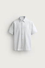 РУБАШКА REGULAR FIT ИЗ РЕЛЬЕФНОЙ ТКАНИ — ZARA · 3277/401