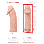Насадка реалистичная Extreme Sleeve телесная TPR KOKOS ES-005-M