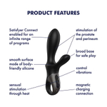 Satisfyer Heat Climax Анальный вибратор + с функцией нагрева