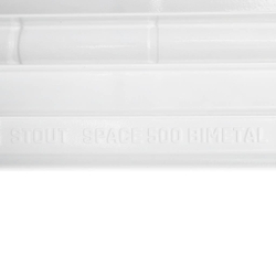 STOUT Space 500  6 секций радиатор биметаллический боковое подключение