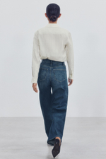 ДЖИНСЫ COMFORT WIDE LEG С ВЫСОКОЙ ПОСАДКОЙ — ZW COLLECTION — ZARA