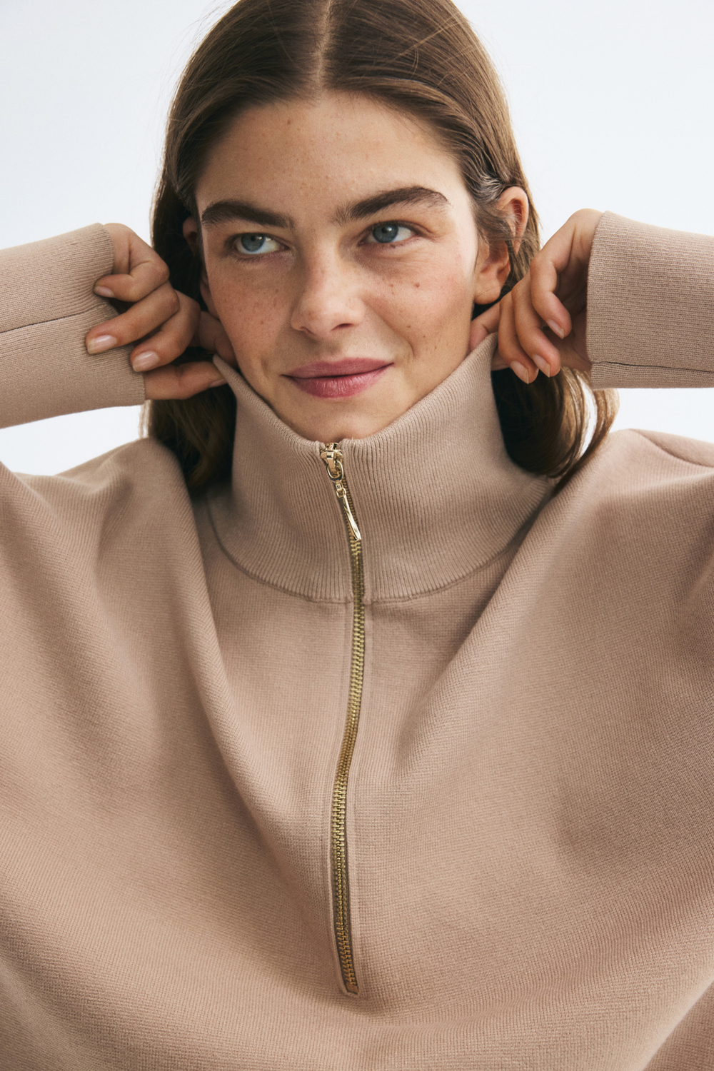 Тонкий свитер на молнии - H&M