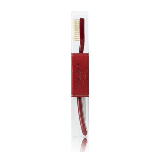 Зубная щетка Acca Kappa с нейлоновой щетиной средней жесткости (цвет Venetian Red)