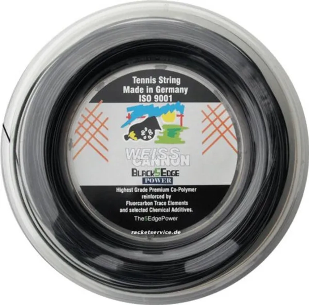 Струны теннисные Weiss Cannon Black5Edge Power (200 m)