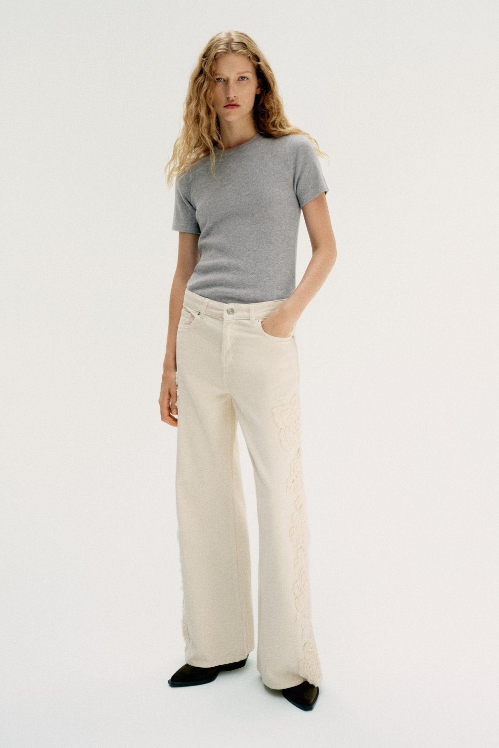 ТОП ИЗ МЯГКОГО ТРИКОТАЖА — ZARA