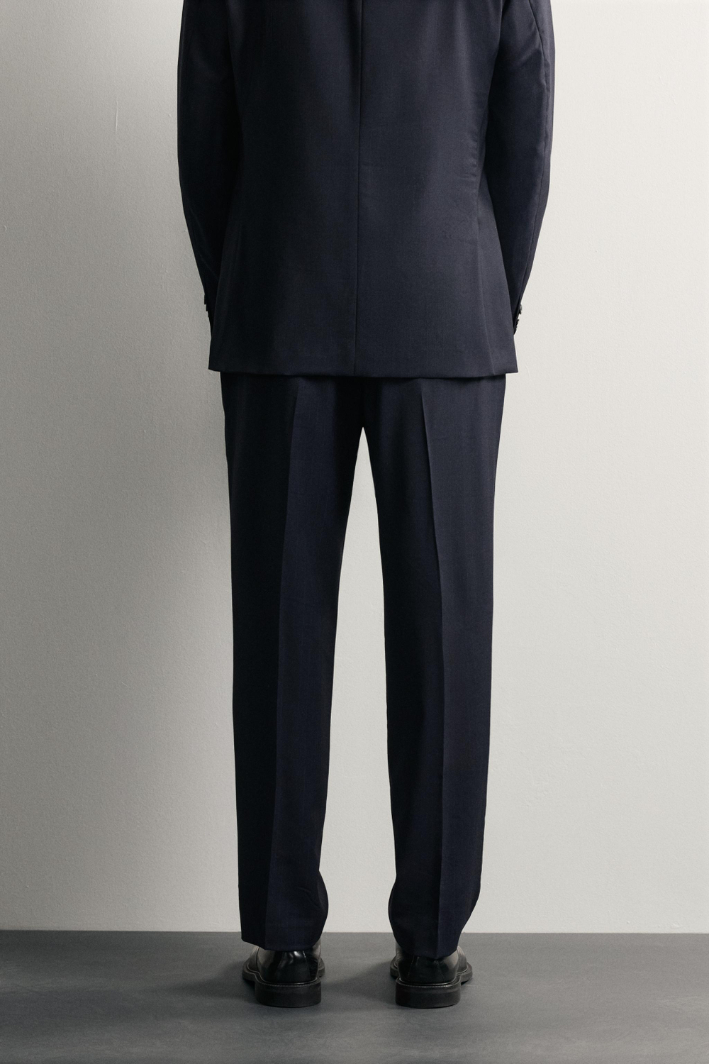 КОСТЮМНЫЕ БРЮКИ REGULAR FIT ИЗ 100% ШЕРСТИ В ПОЛОСКУ — ZARA